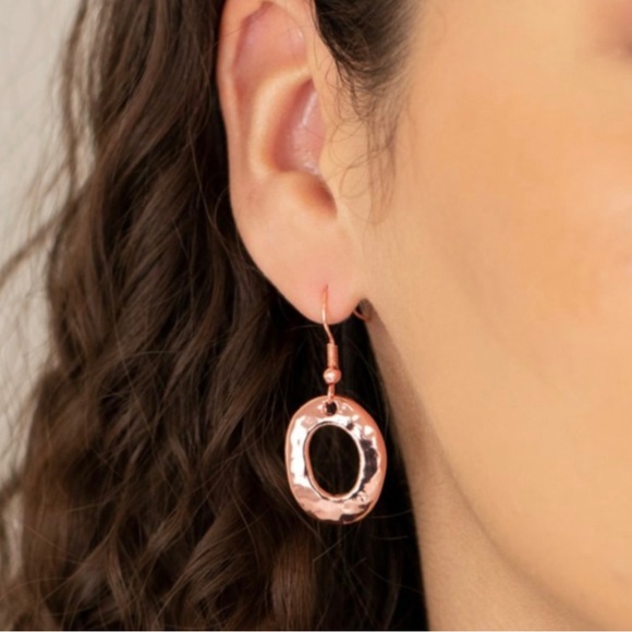 💕3/$15 Paparazzi Copper Small hoop earrings NWT